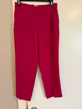 Babaton Magenta Cropped Dress Pants